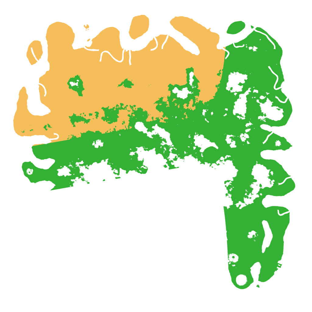 Biome Rust Map: Procedural Map, Size: 5000, Seed: 739349417