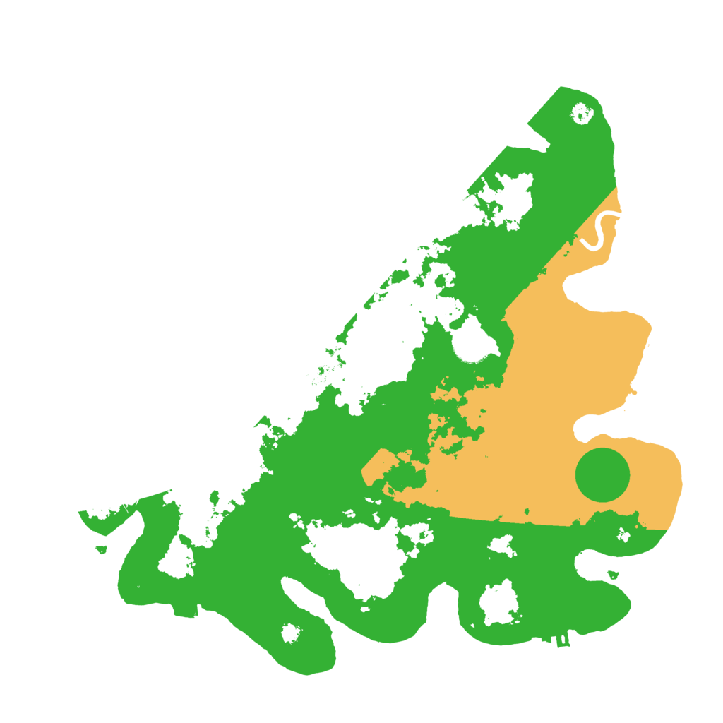 Biome Rust Map: Procedural Map, Size: 3500, Seed: 1229747483