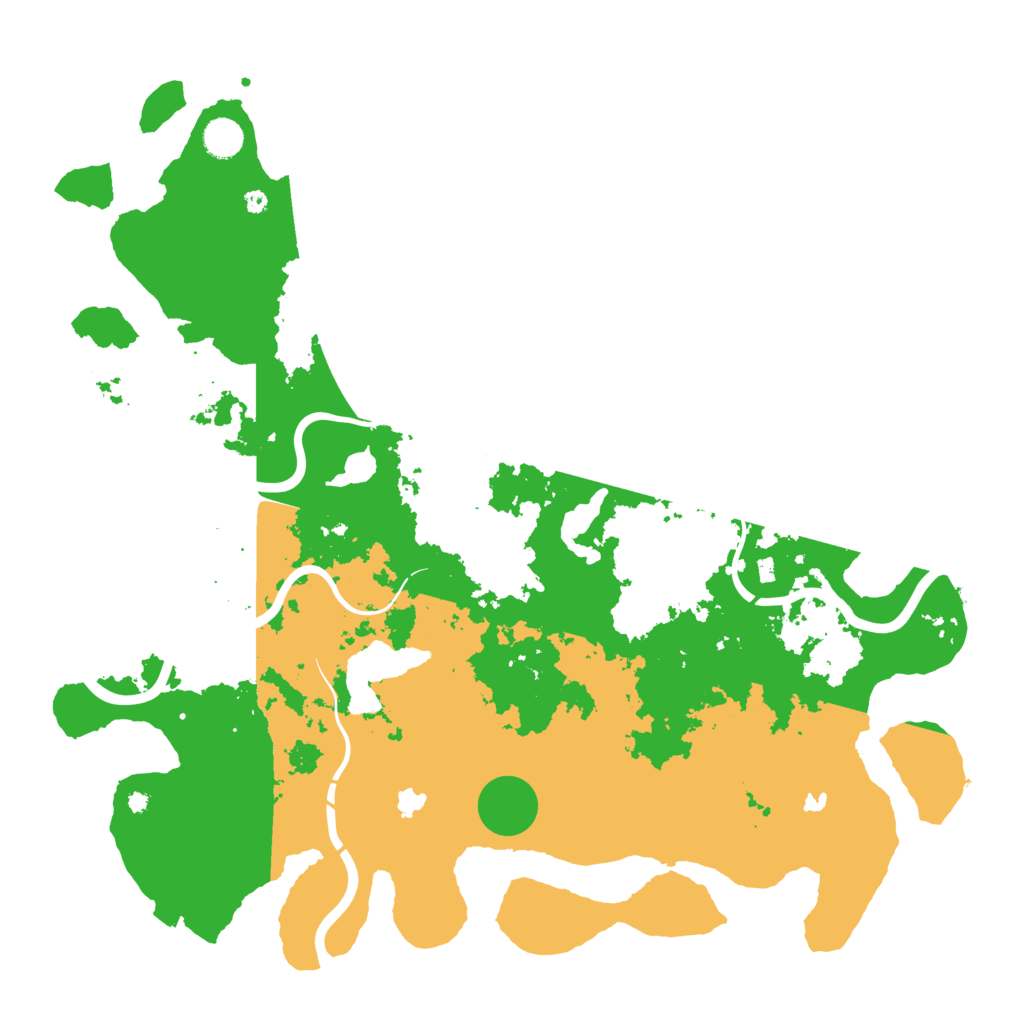 Biome Rust Map: Procedural Map, Size: 4500, Seed: 731184225