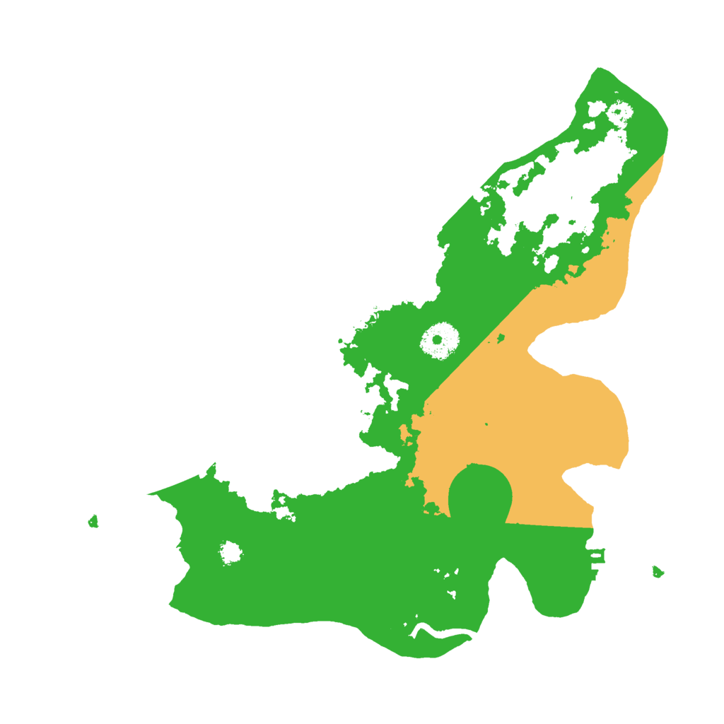 Biome Rust Map: Procedural Map, Size: 3000, Seed: 44991