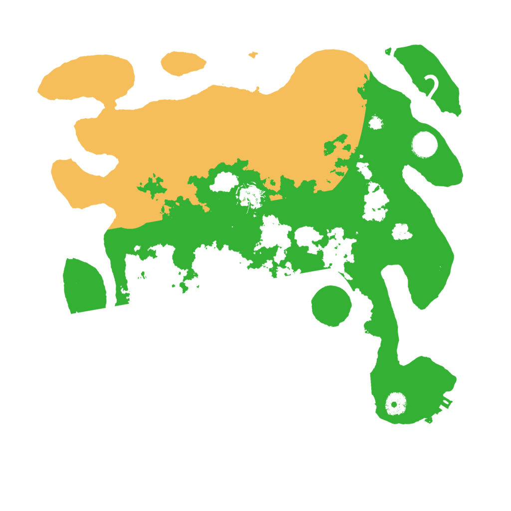 Biome Rust Map: Procedural Map, Size: 3500, Seed: 739349417