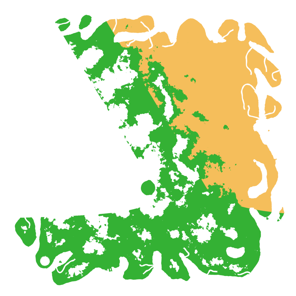 Biome Rust Map: Procedural Map, Size: 5500, Seed: 696867