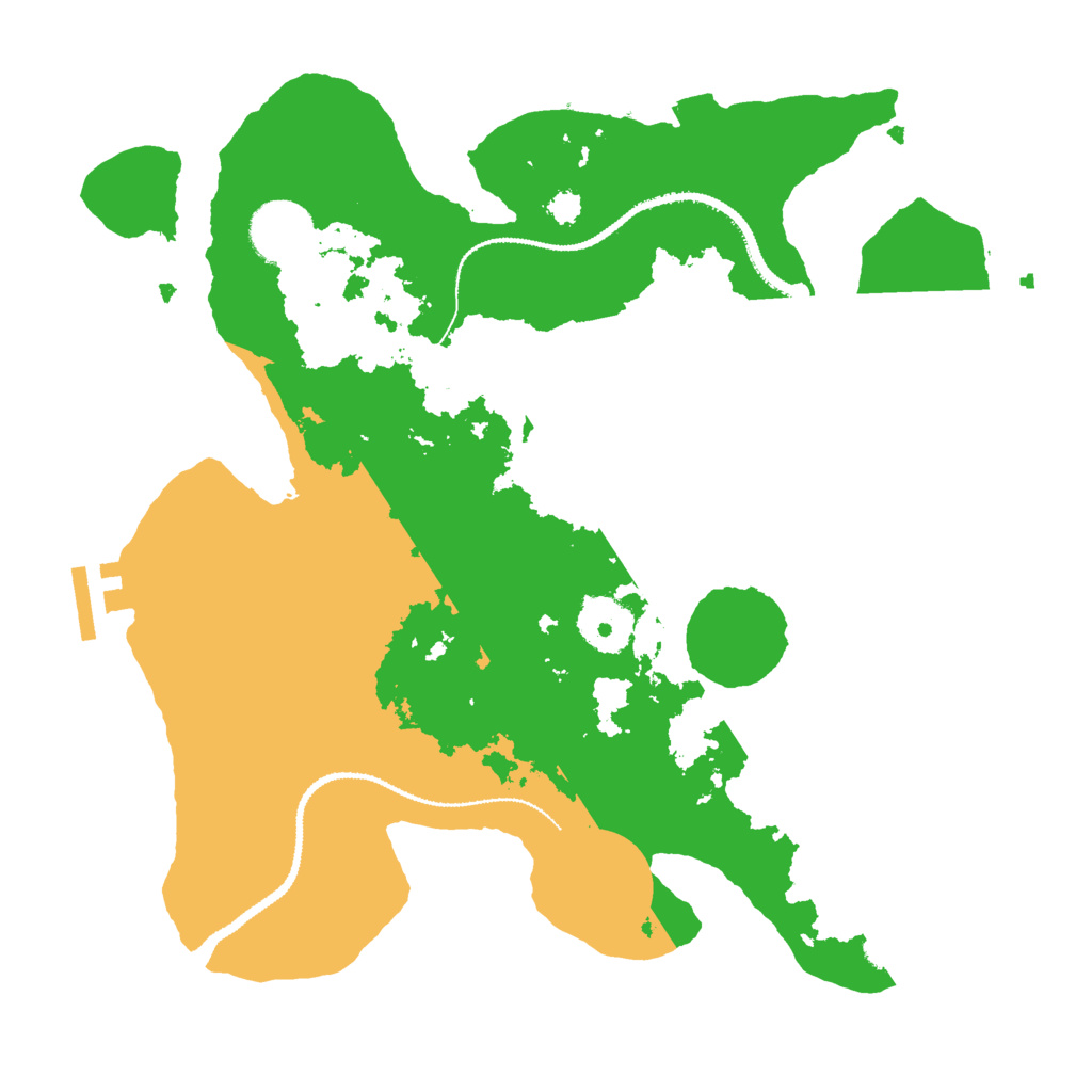 Biome Rust Map: Procedural Map, Size: 3000, Seed: 63447