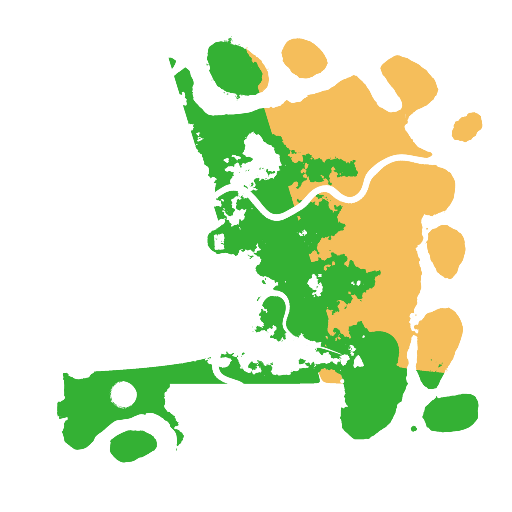 Biome Rust Map: Procedural Map, Size: 3500, Seed: 934648309