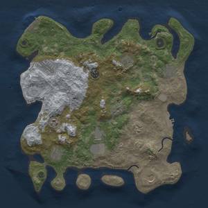 Thumbnail Rust Map: Procedural Map, Size: 3750, Seed: 3486489, 19 Monuments