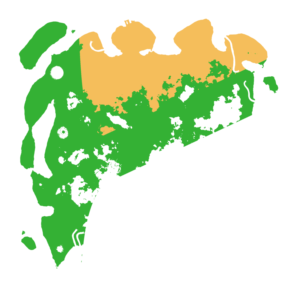 Biome Rust Map: Procedural Map, Size: 4000, Seed: 25673