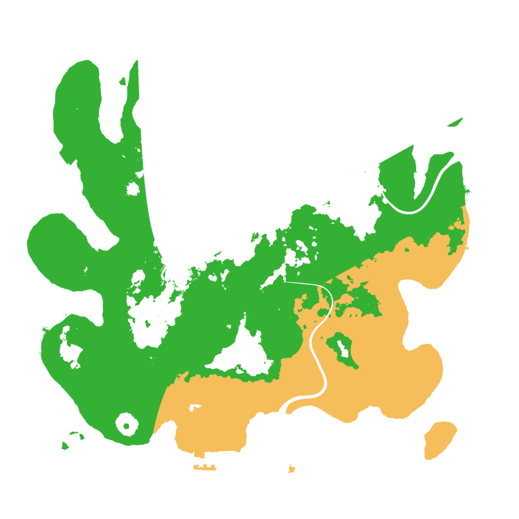 Biome Rust Map: Procedural Map, Size: 3500, Seed: 1672622869