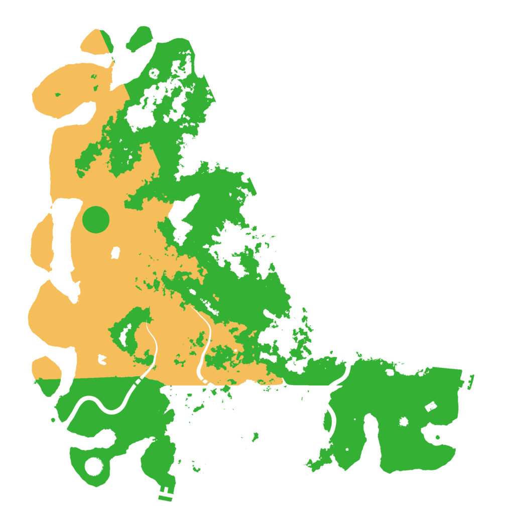 Biome Rust Map: Procedural Map, Size: 5000, Seed: 247532731