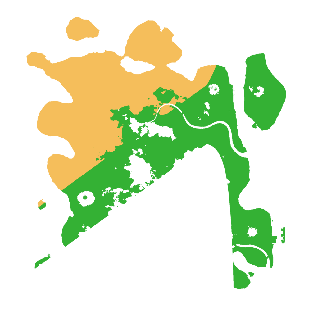 Biome Rust Map: Procedural Map, Size: 3000, Seed: 748491107