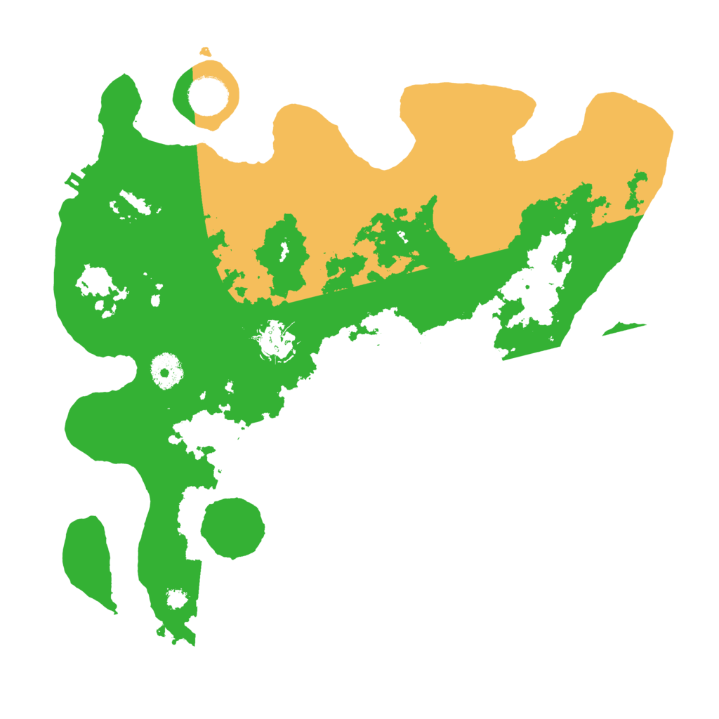 Biome Rust Map: Procedural Map, Size: 3250, Seed: 52643