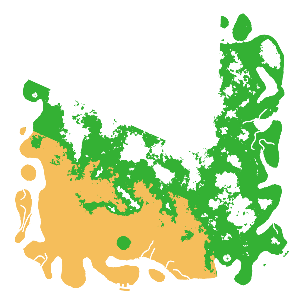 Biome Rust Map: Procedural Map, Size: 6000, Seed: 534543233