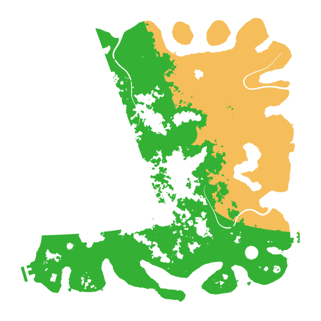 Biome Rust Map: Procedural Map, Size: 4250, Seed: 22340