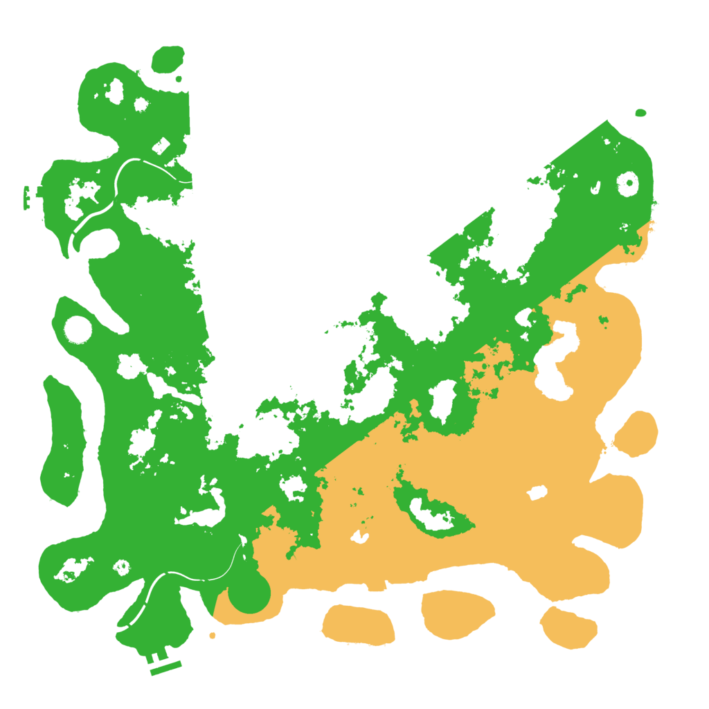 Biome Rust Map: Procedural Map, Size: 4500, Seed: 325383