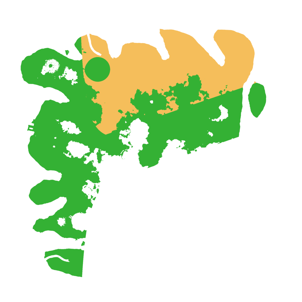 Biome Rust Map: Procedural Map, Size: 3250, Seed: 190293