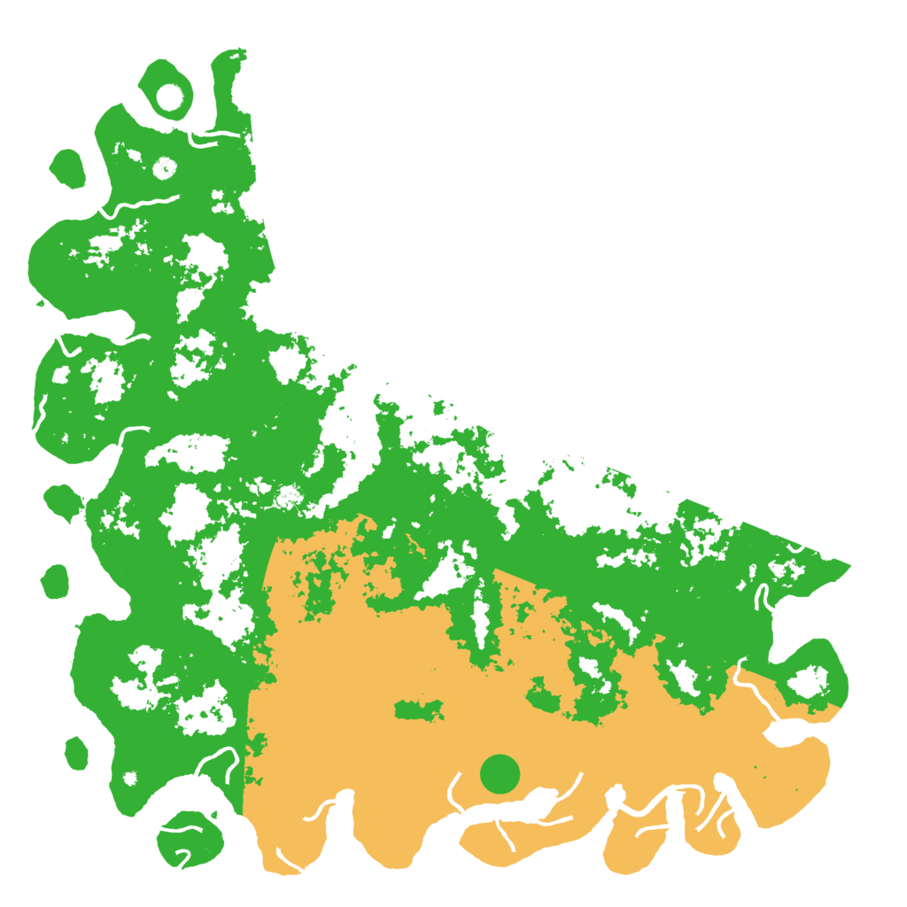 Biome Rust Map: Procedural Map, Size: 6000, Seed: 5423
