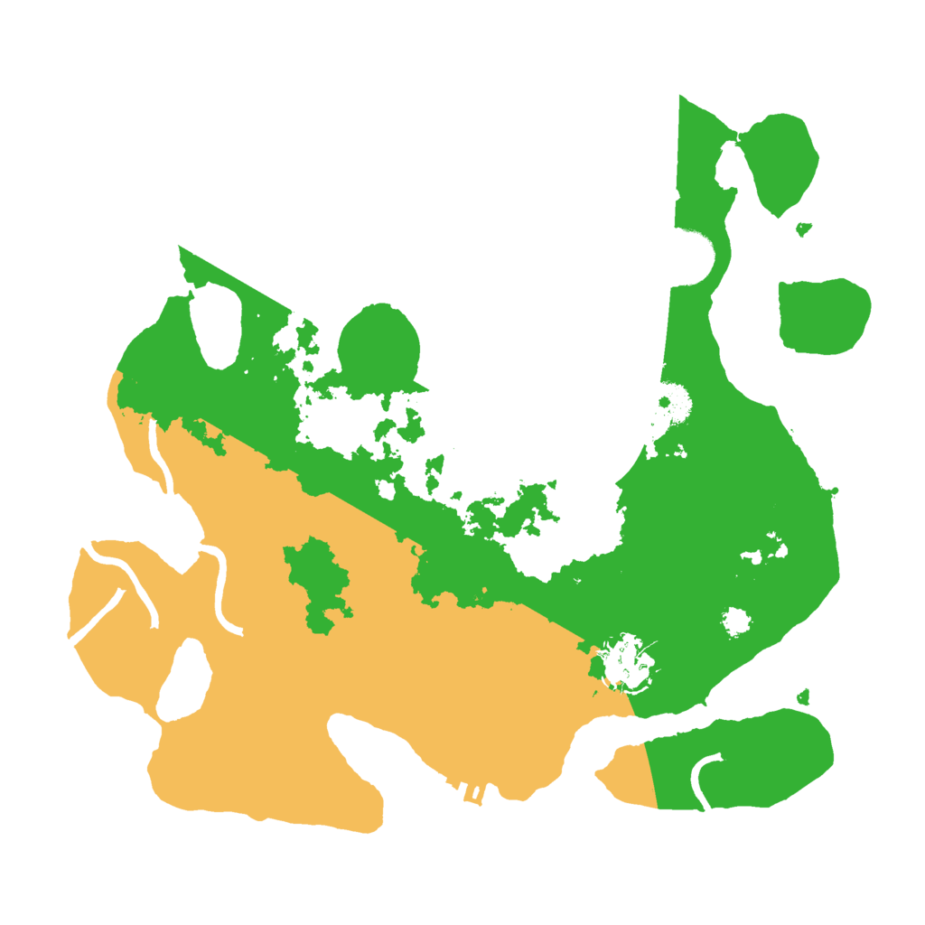 Biome Rust Map: Procedural Map, Size: 3000, Seed: 790557495