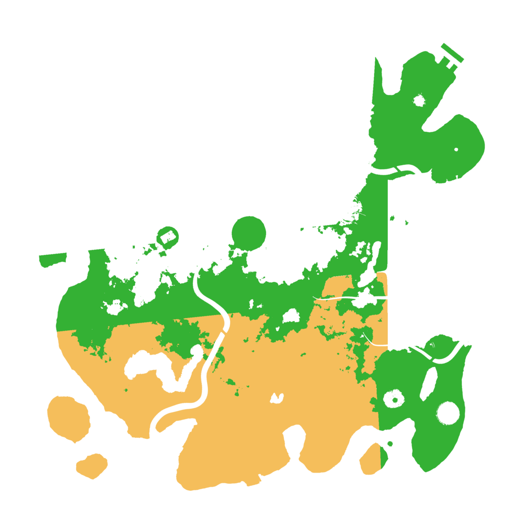 Biome Rust Map: Procedural Map, Size: 4000, Seed: 11023