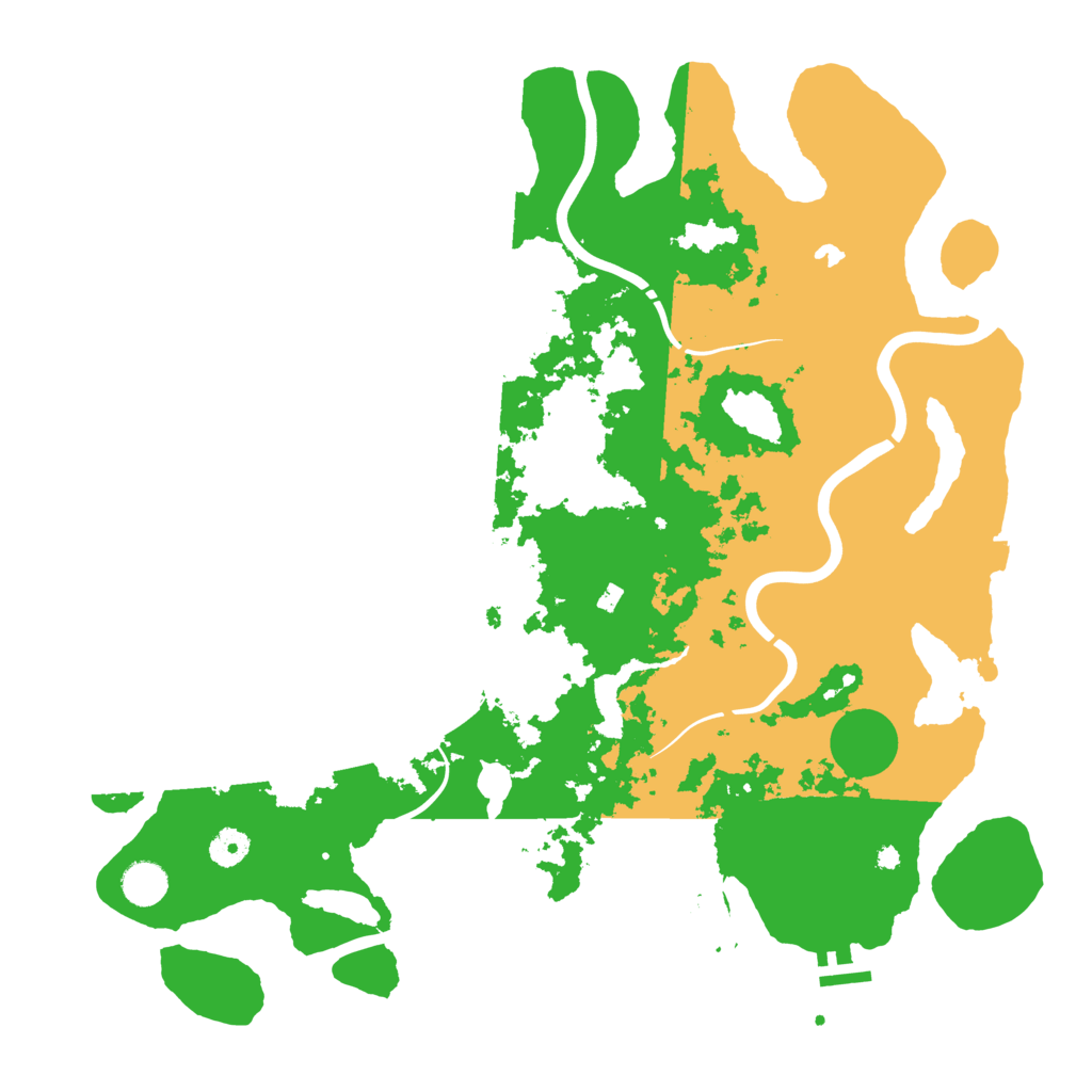 Biome Rust Map: Procedural Map, Size: 4250, Seed: 1195946739