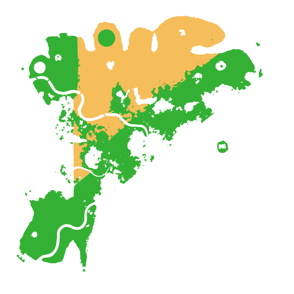 Biome Rust Map: Procedural Map, Size: 4500, Seed: 2900