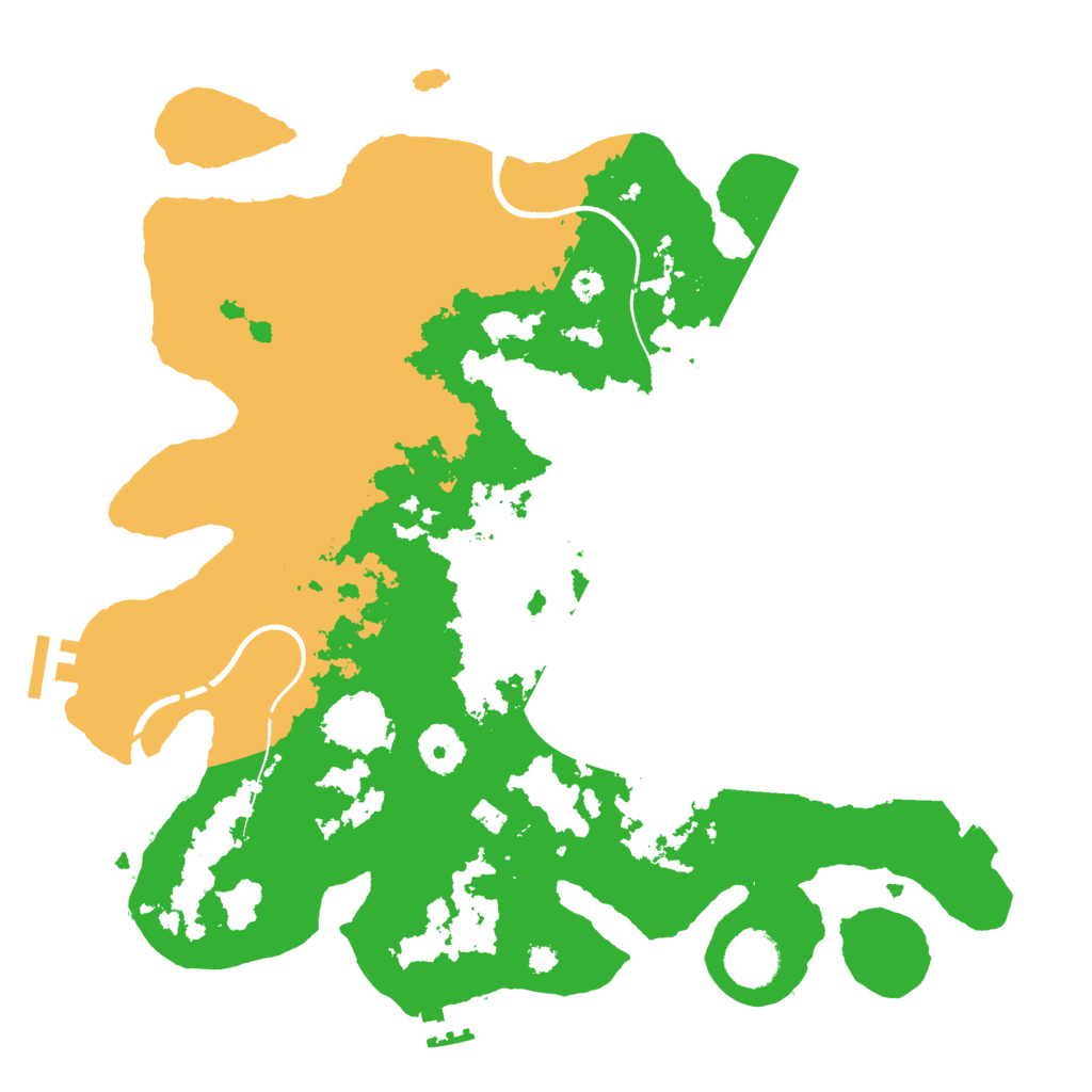 Biome Rust Map: Procedural Map, Size: 3500, Seed: 1461023673