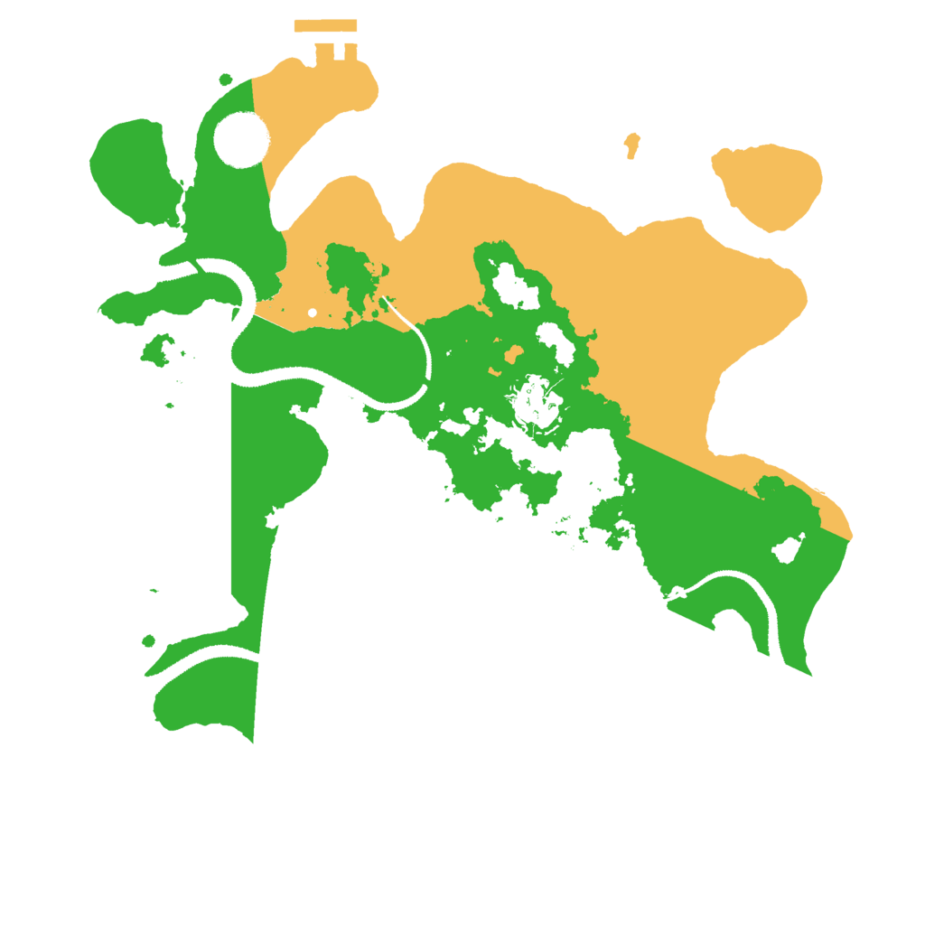 Biome Rust Map: Procedural Map, Size: 3000, Seed: 68381030