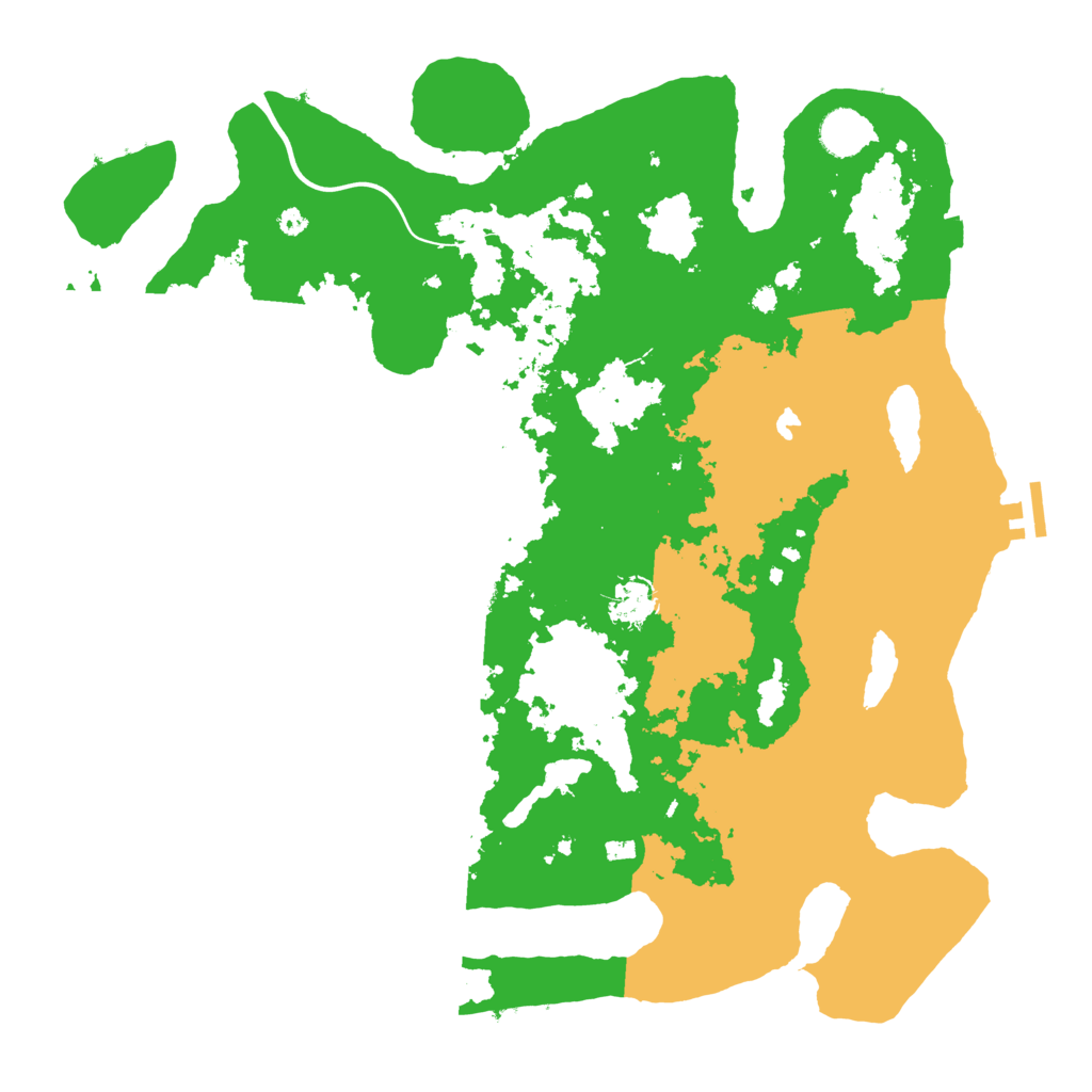 Biome Rust Map: Procedural Map, Size: 4000, Seed: 793810033