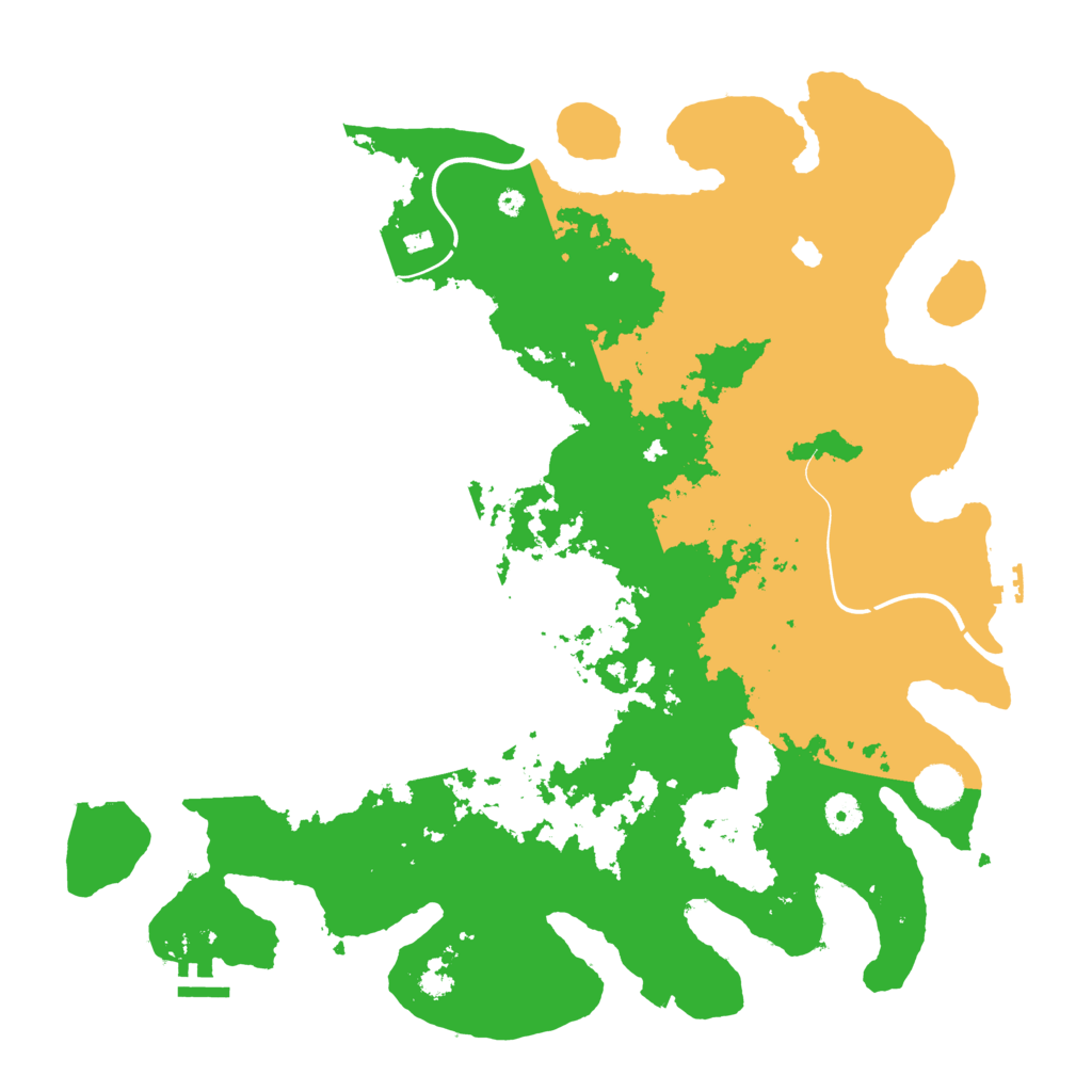 Biome Rust Map: Procedural Map, Size: 4250, Seed: 608702506