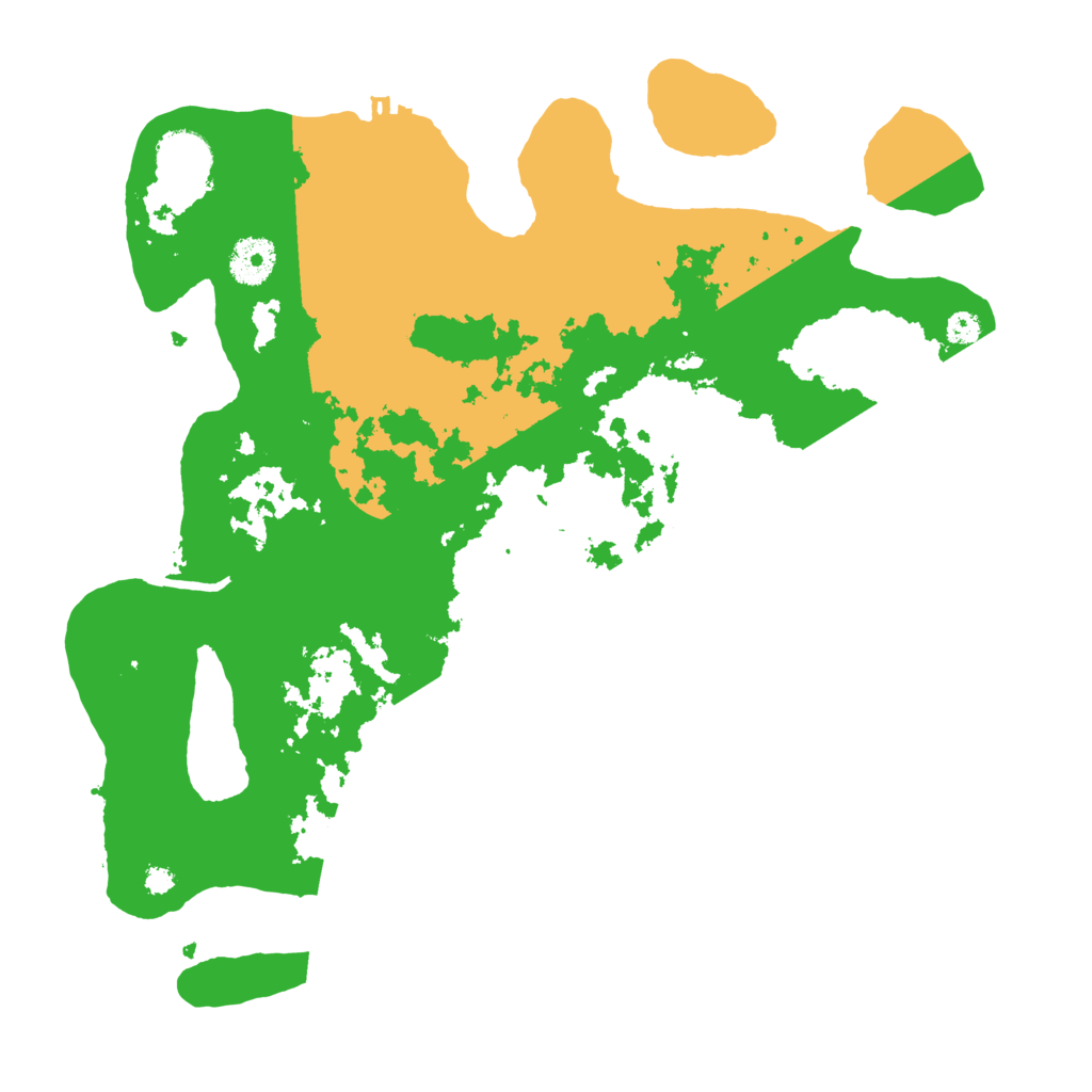 Biome Rust Map: Procedural Map, Size: 3500, Seed: 2435166