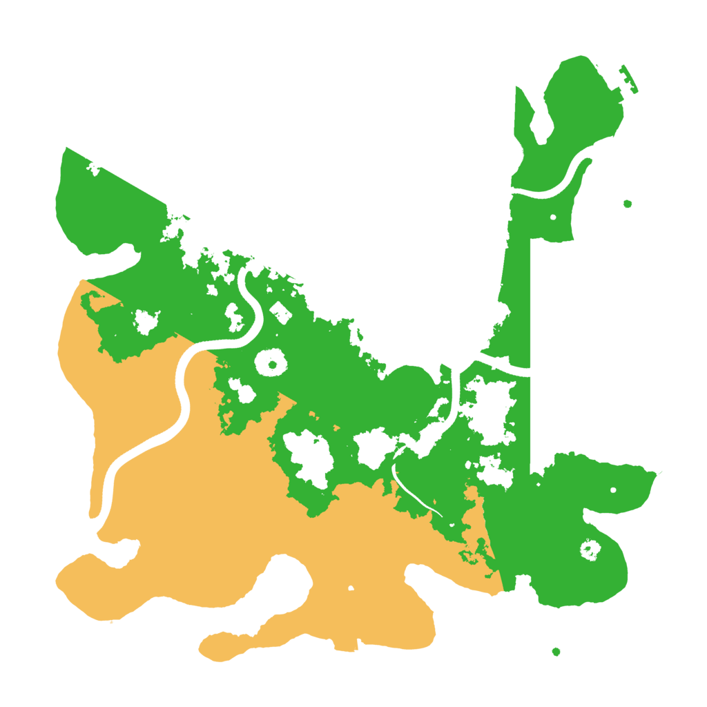 Biome Rust Map: Procedural Map, Size: 3500, Seed: 980807599