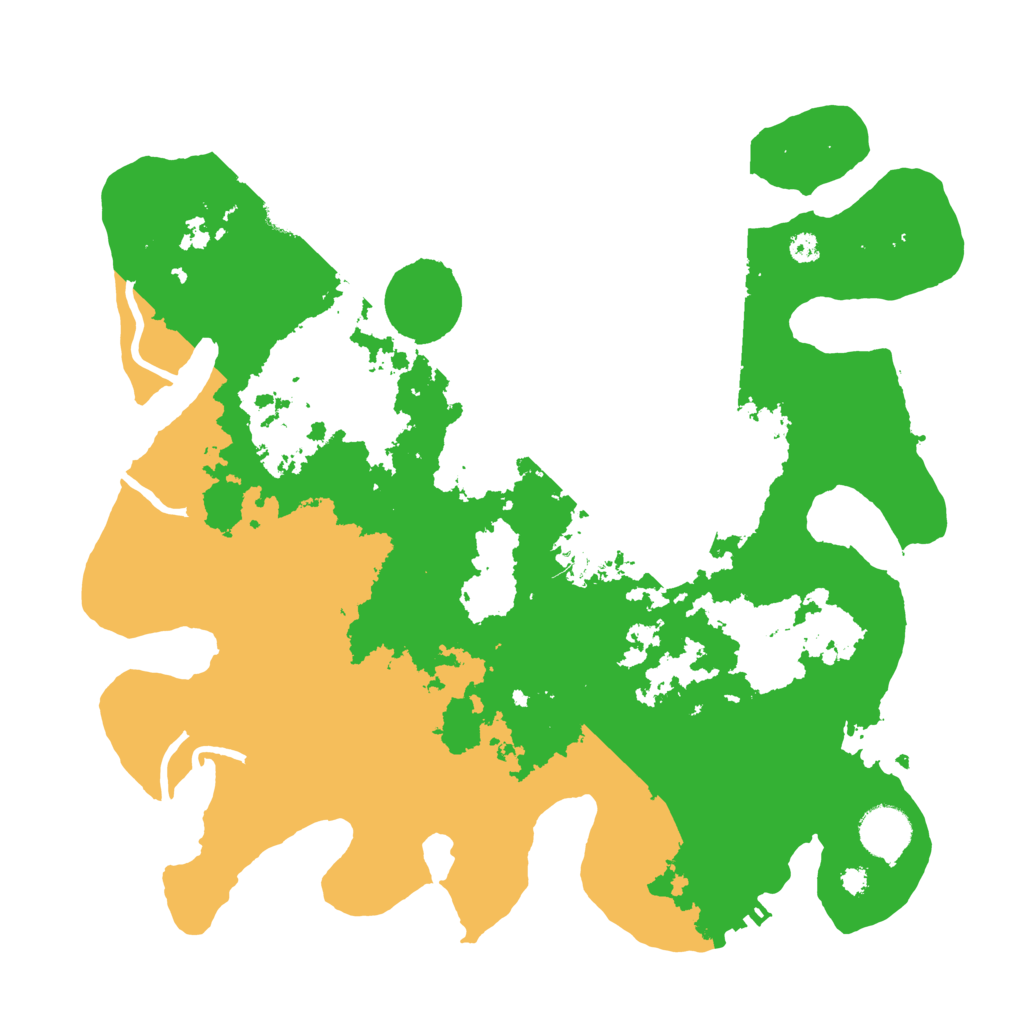 Biome Rust Map: Procedural Map, Size: 3500, Seed: 382219275