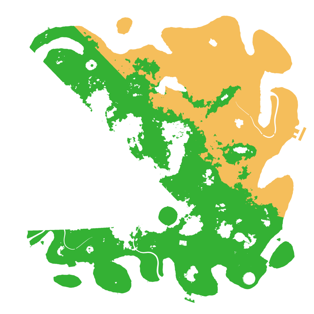 Biome Rust Map: Procedural Map, Size: 4500, Seed: 1369526664