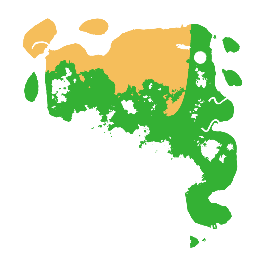 Biome Rust Map: Procedural Map, Size: 3700, Seed: 994847433