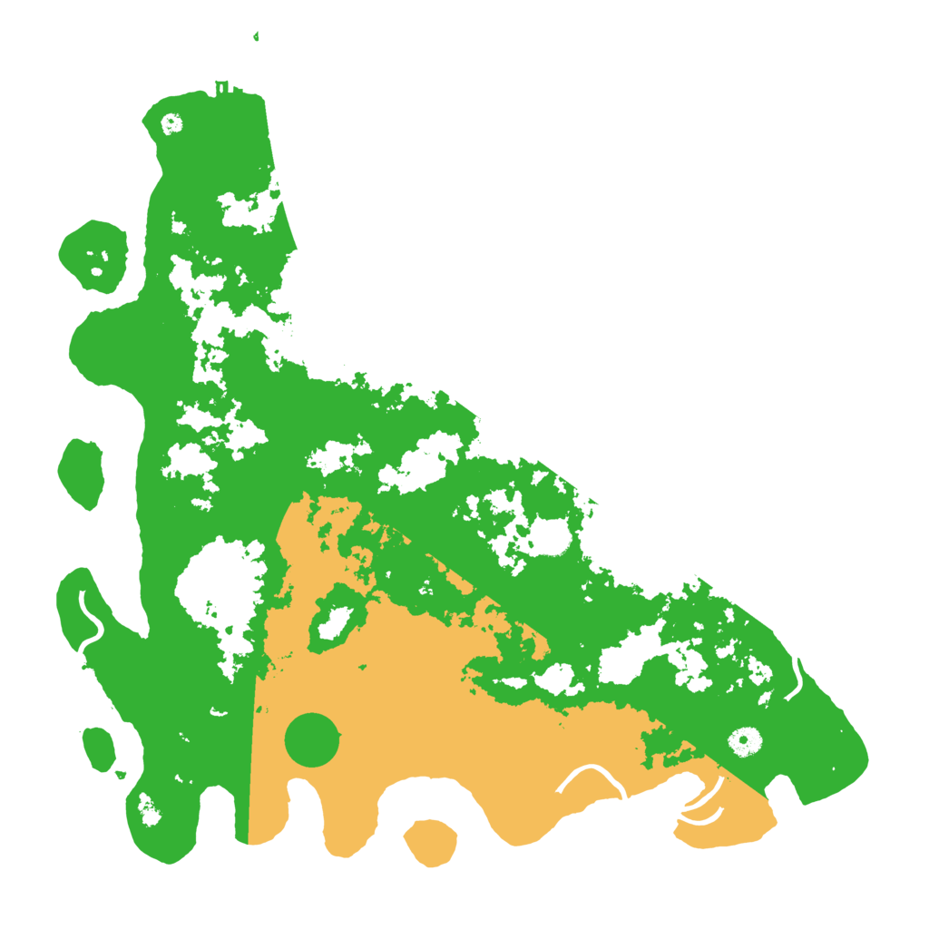 Biome Rust Map: Procedural Map, Size: 4500, Seed: 2423514