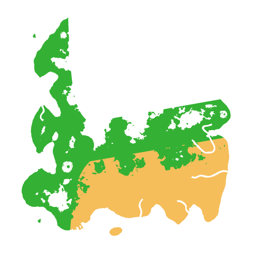 Biome Rust Map: Procedural Map, Size: 3500, Seed: 1669370253