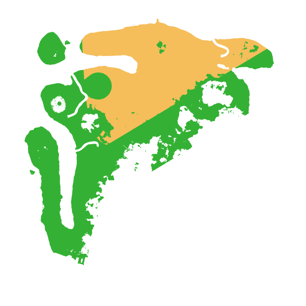 Biome Rust Map: Procedural Map, Size: 3000, Seed: 3528670