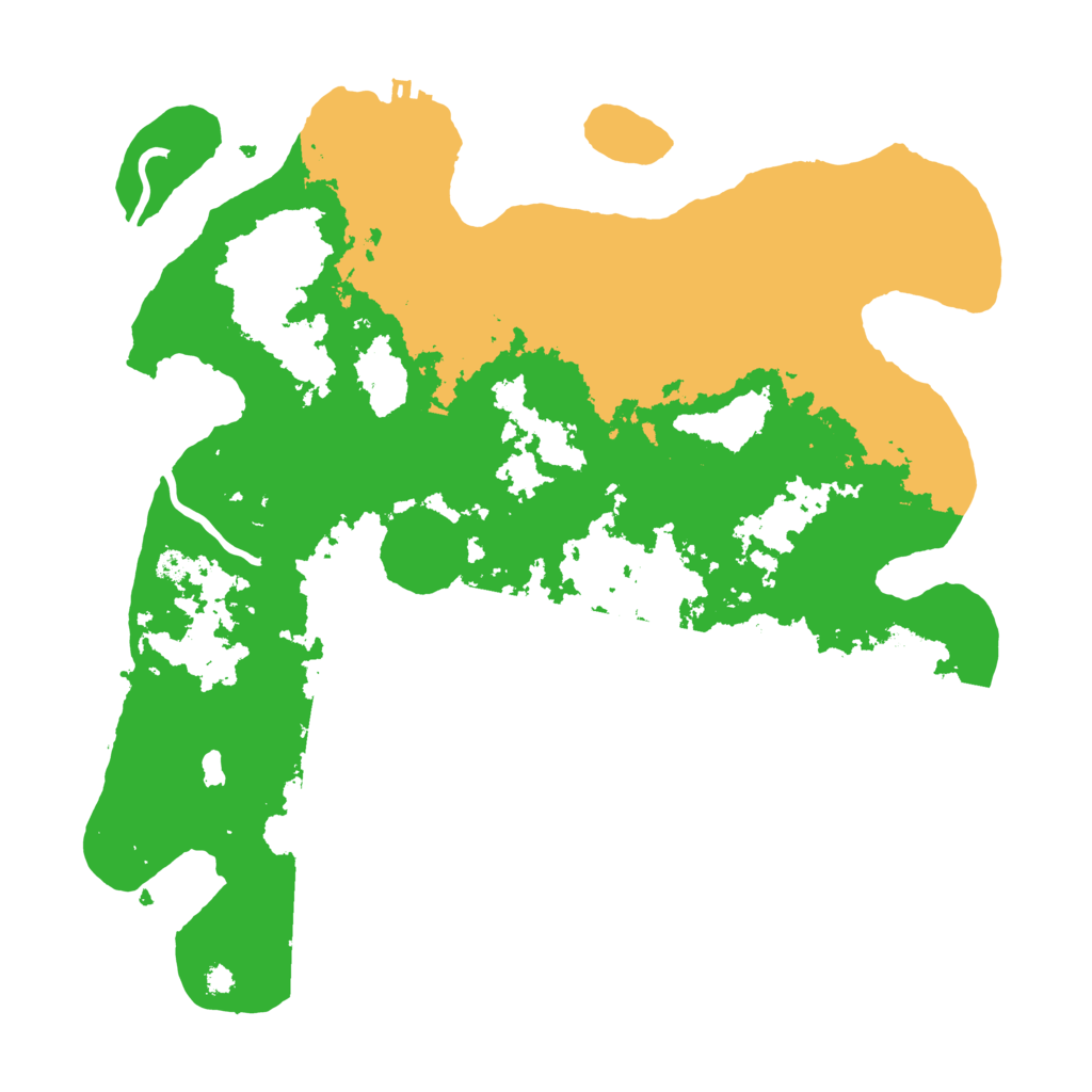 Biome Rust Map: Procedural Map, Size: 3500, Seed: 1145124293