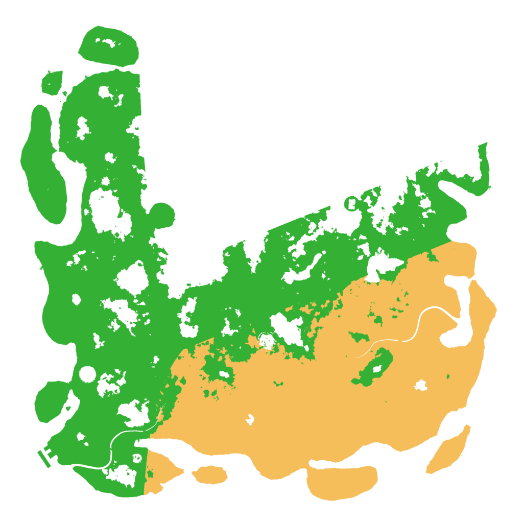 Biome Rust Map: Procedural Map, Size: 5500, Seed: 5