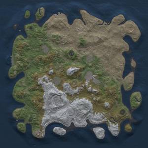 Thumbnail Rust Map: Procedural Map, Size: 4250, Seed: 1741712777, 18 Monuments