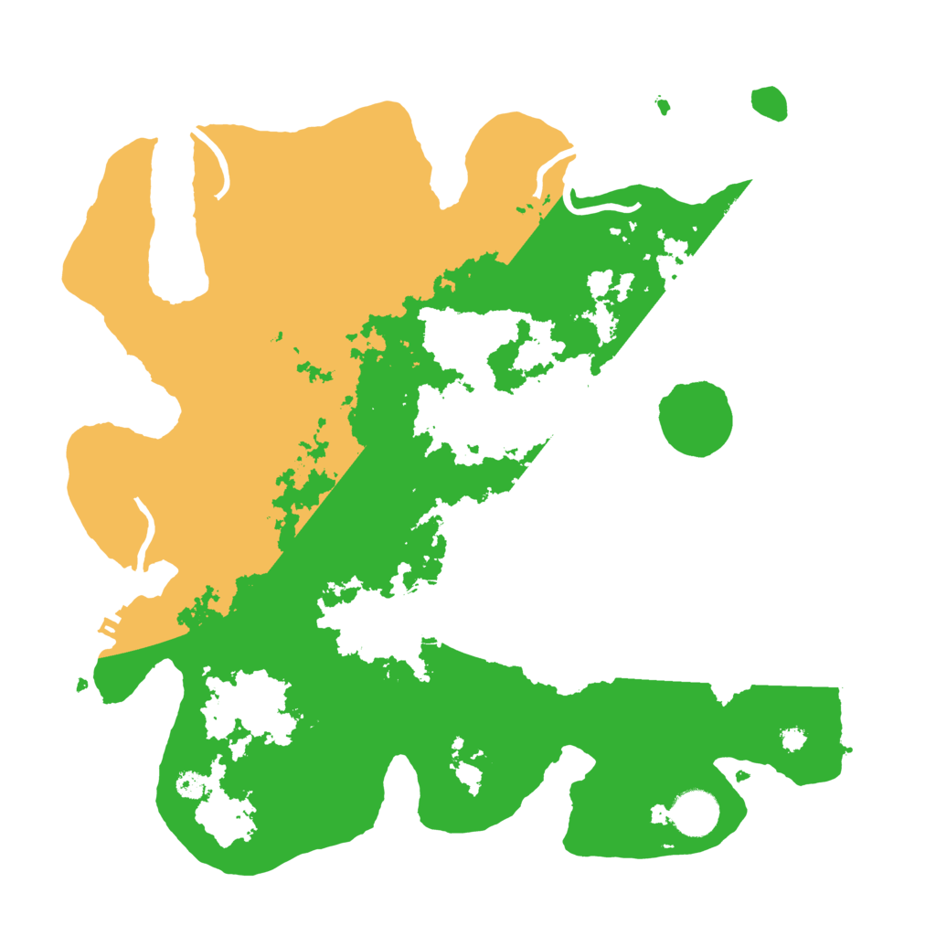 Biome Rust Map: Procedural Map, Size: 3500, Seed: 48039178