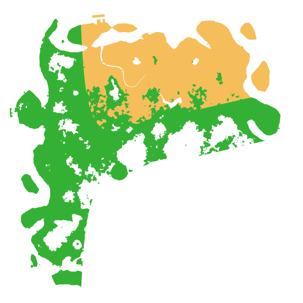 Biome Rust Map: Procedural Map, Size: 5000, Seed: 654833666