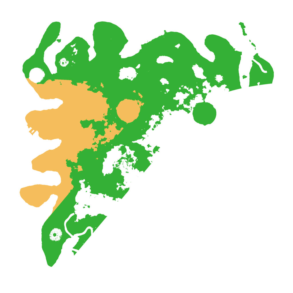 Biome Rust Map: Procedural Map, Size: 3500, Seed: 533582