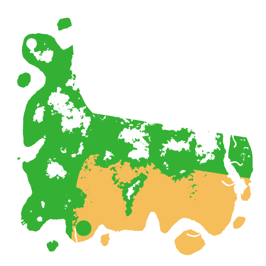 Biome Rust Map: Procedural Map, Size: 4500, Seed: 23011014
