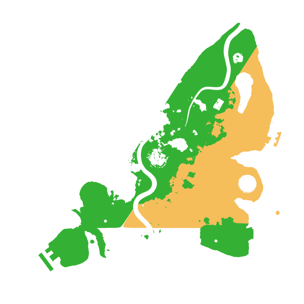 Biome Rust Map: Procedural Map, Size: 3000, Seed: 91282389