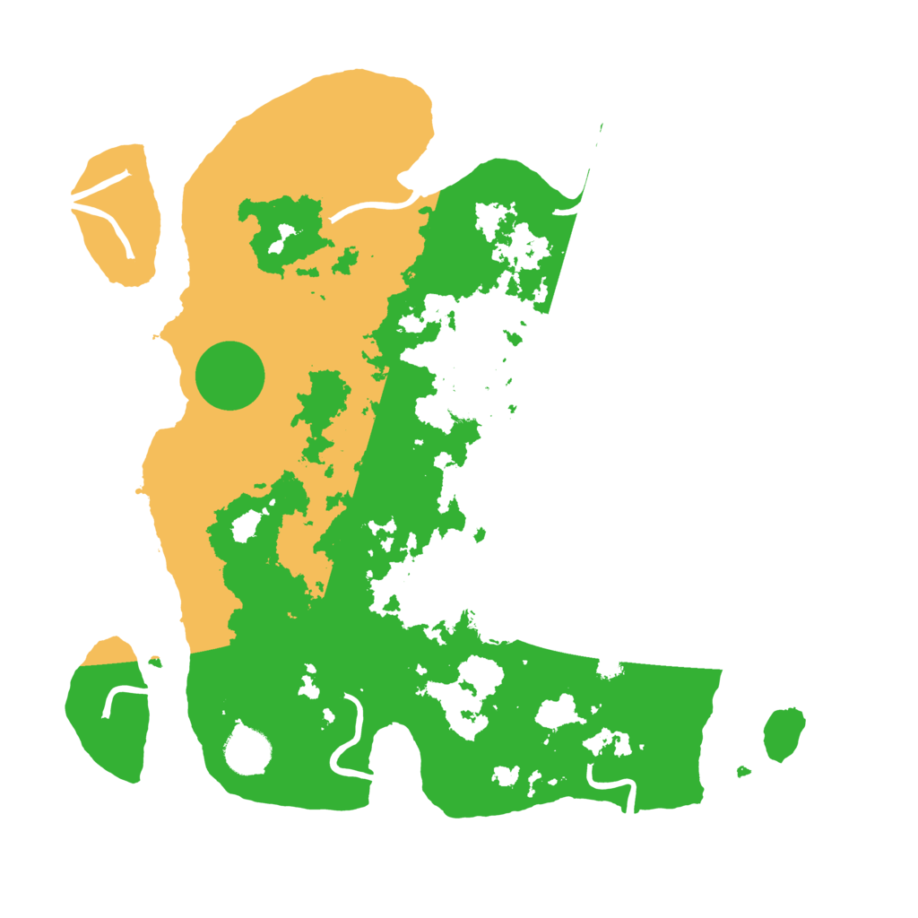 Biome Rust Map: Procedural Map, Size: 3500, Seed: 9572406