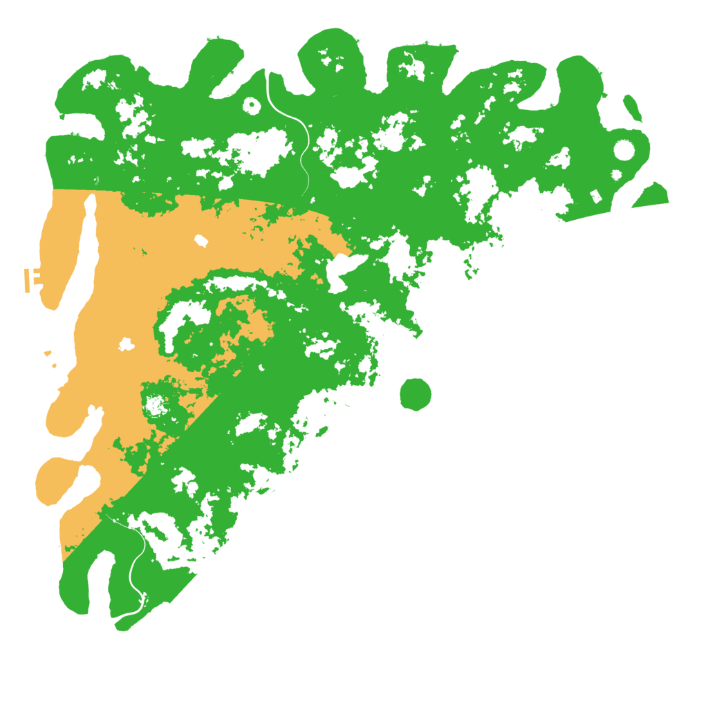 Biome Rust Map: Procedural Map, Size: 6000, Seed: 1981