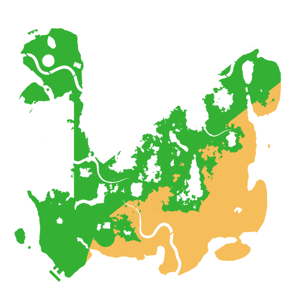 Biome Rust Map: Procedural Map, Size: 4250, Seed: 909853802