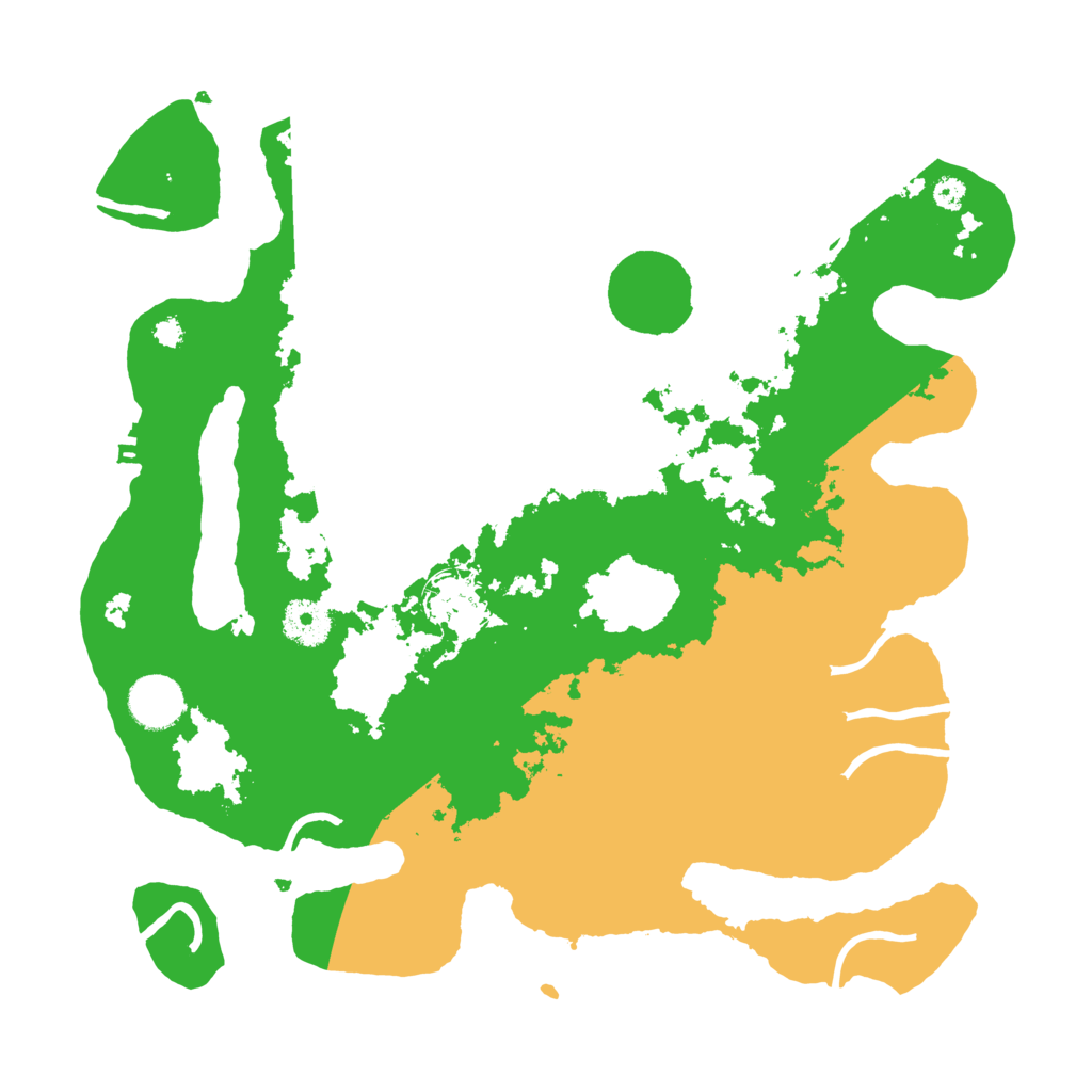 Biome Rust Map: Procedural Map, Size: 3500, Seed: 23234124