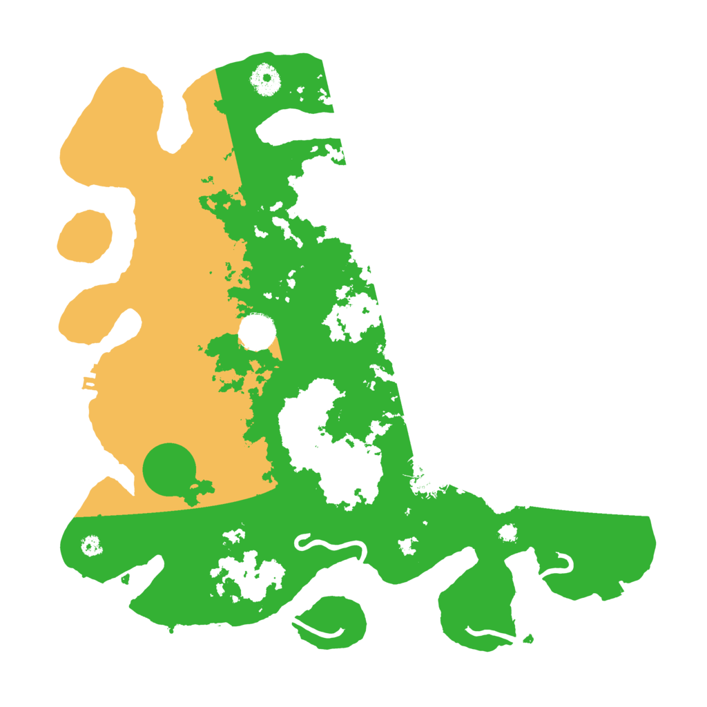 Biome Rust Map: Procedural Map, Size: 3500, Seed: 146552671