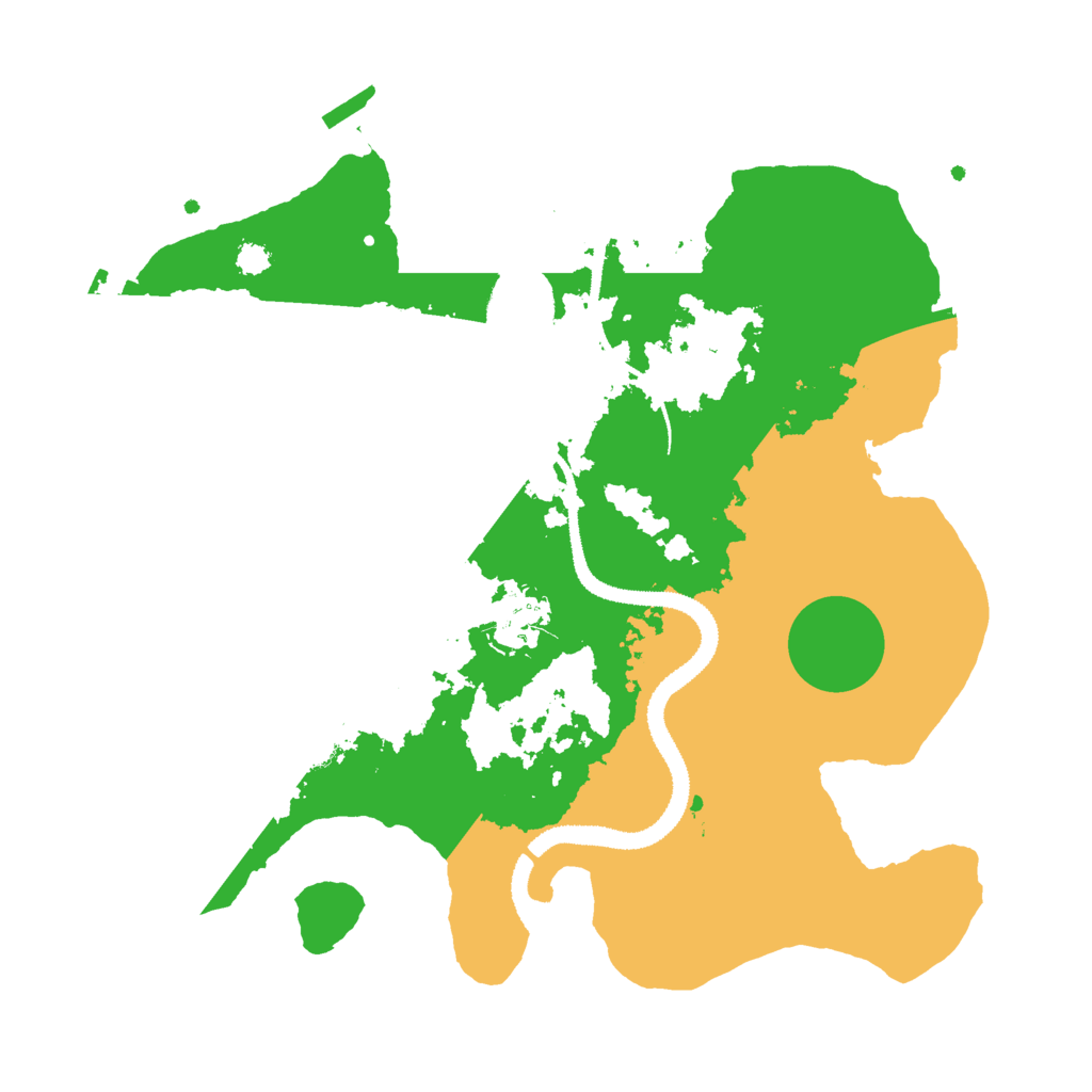 Biome Rust Map: Procedural Map, Size: 3000, Seed: 653113