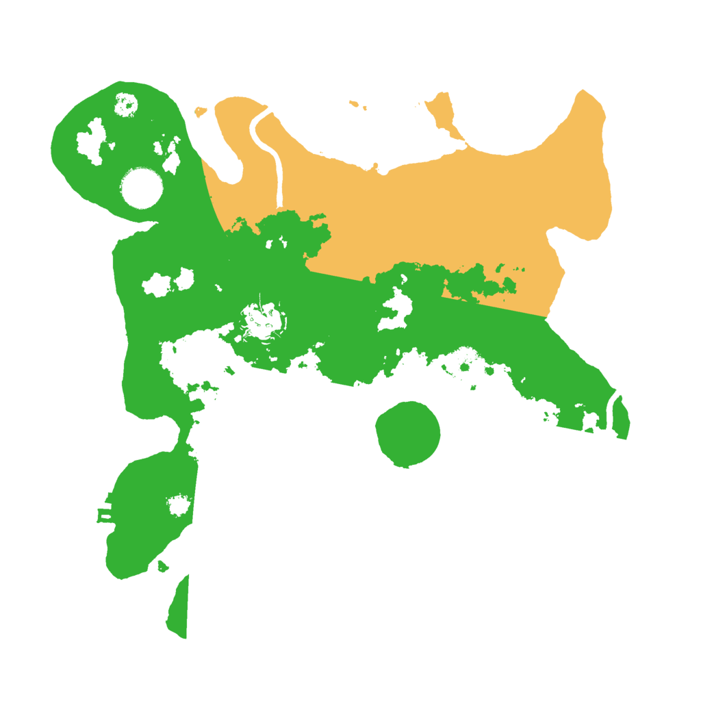 Biome Rust Map: Procedural Map, Size: 3000, Seed: 84278558